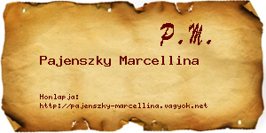 Pajenszky Marcellina névjegykártya